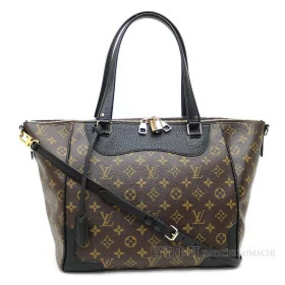 Louis Vuitton Estrella Monogram Cuir Noir Black Shoulder Bag Handbag City